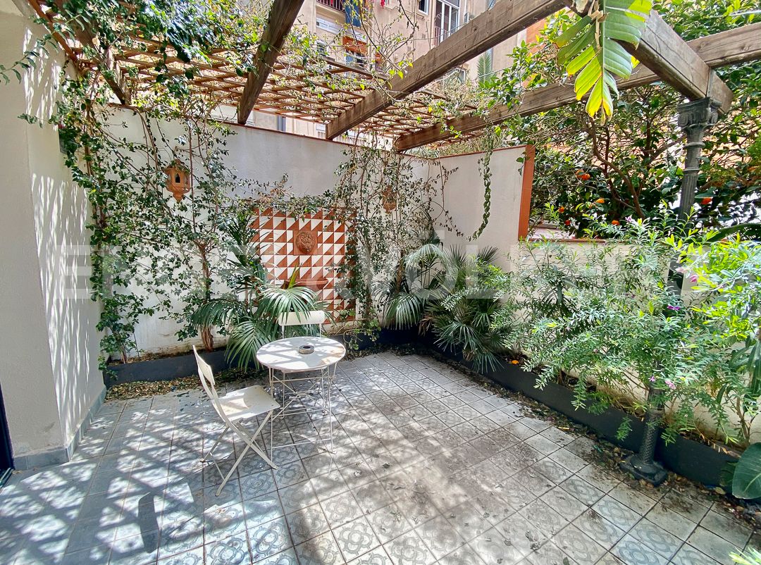 Terrace of Flat for rent in  Barcelona Capital  with Air Conditioner, Heating and Terrace