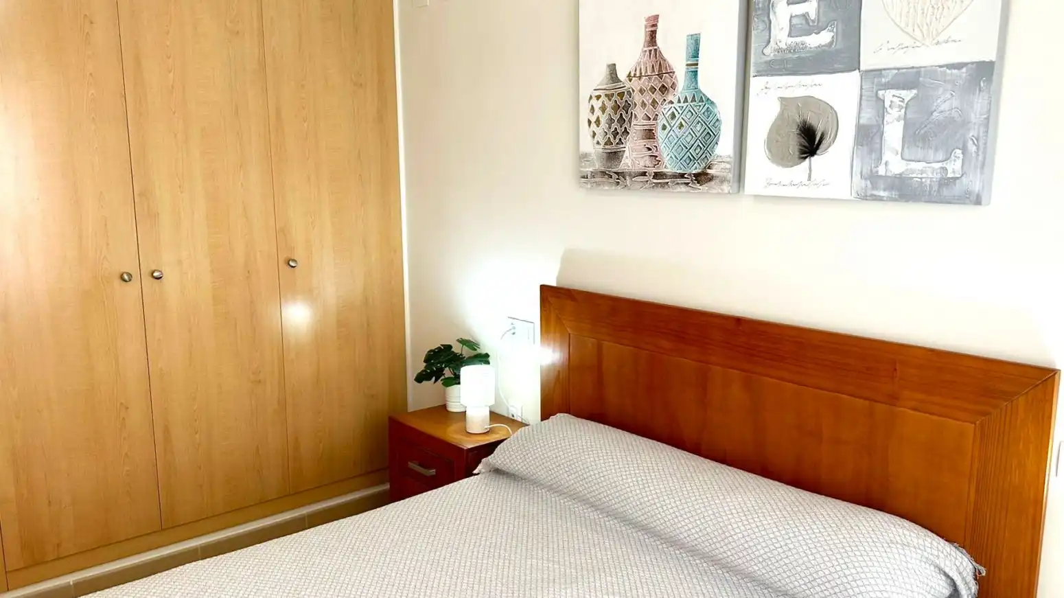 Schlafzimmer von Wohnung zur Miete in Canet d'En Berenguer mit Privatgarten, Terrasse und Möbliert