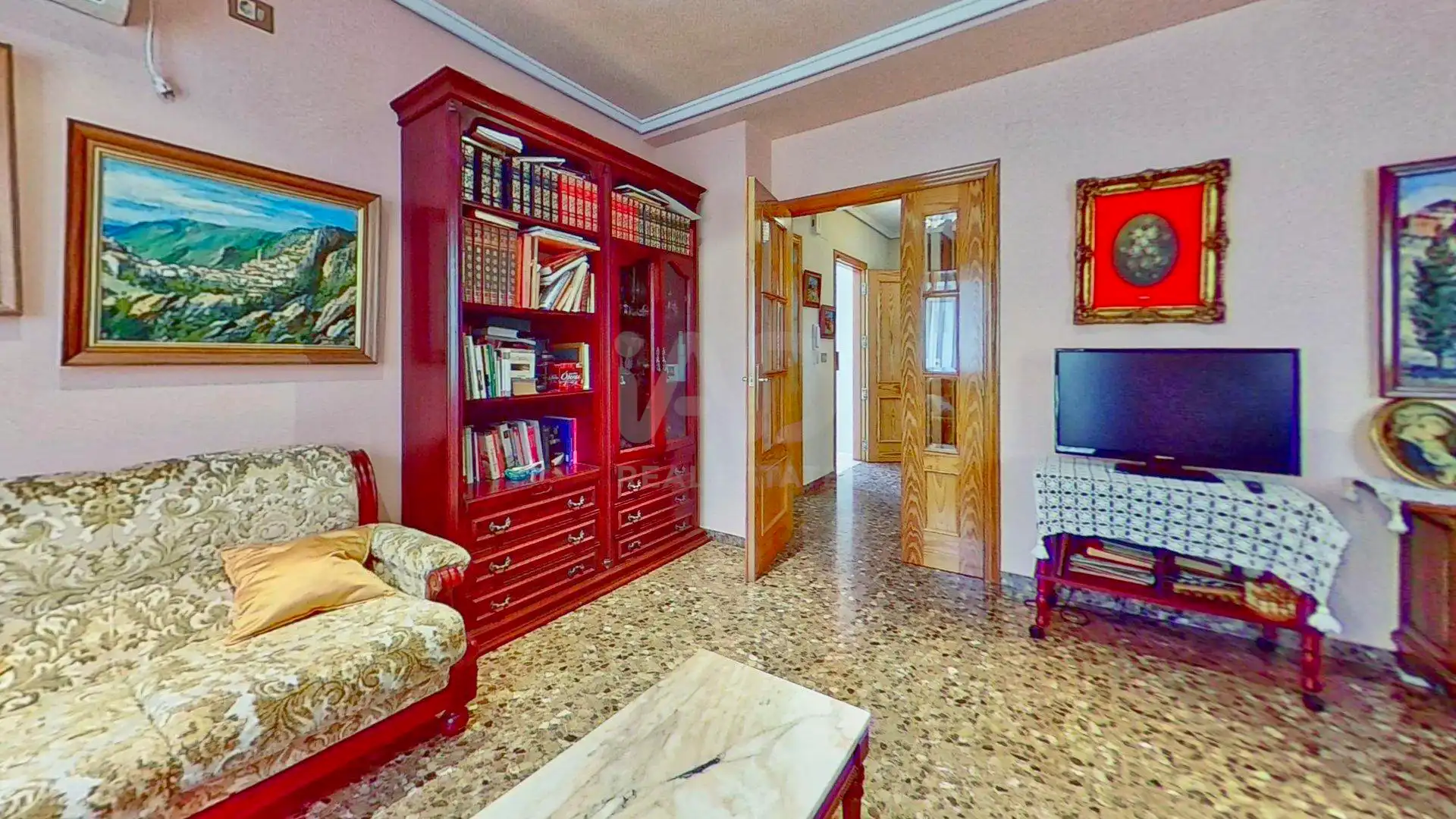 Sala d'estar de Pis en venda en Sagunto / Sagunt amb Aire condicionat, Calefacció i Terrassa