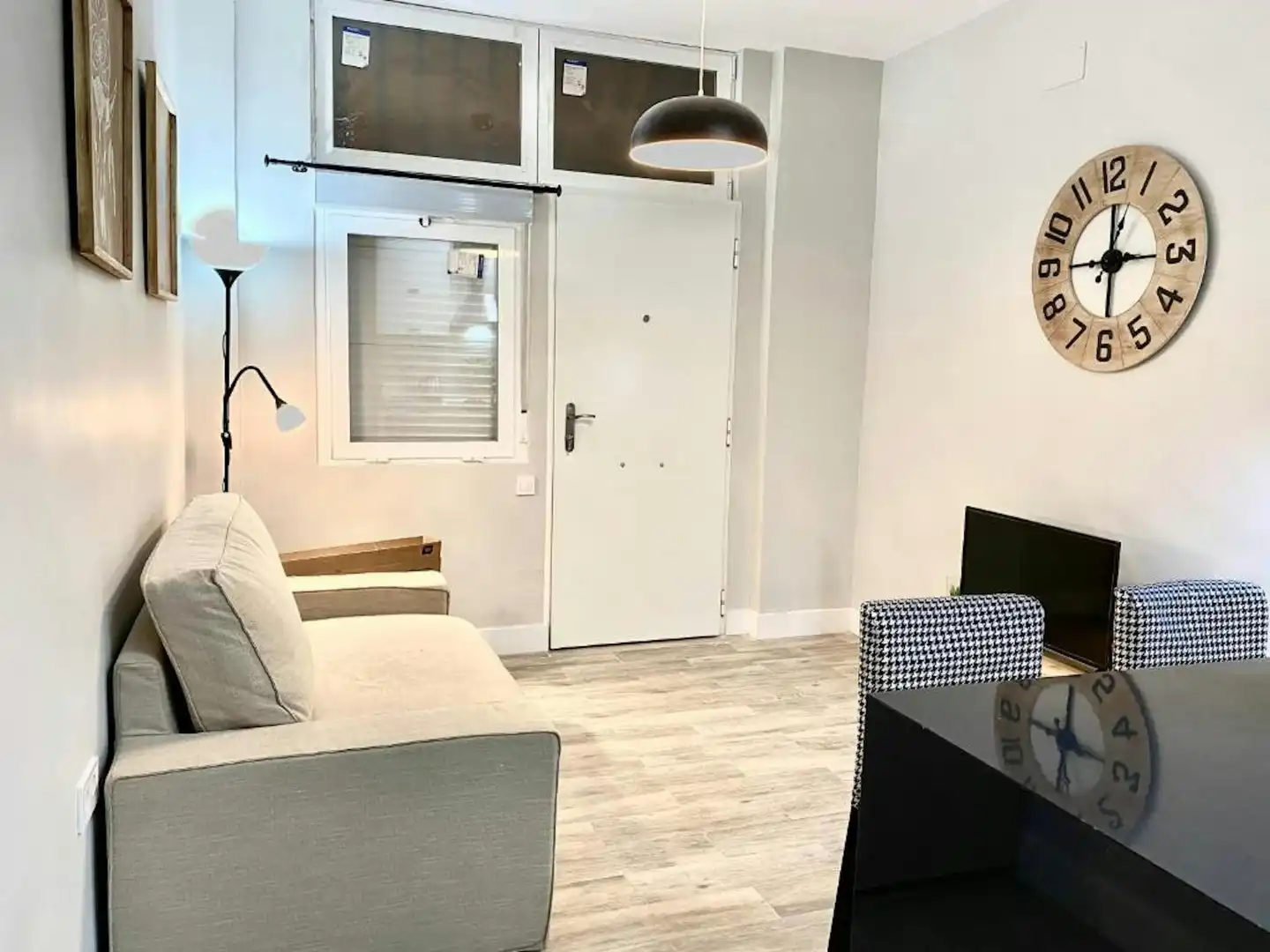 Wohnzimmer von Wohnung zur Miete in Madrid mit Klimaanlage, Heizung und Möbliert