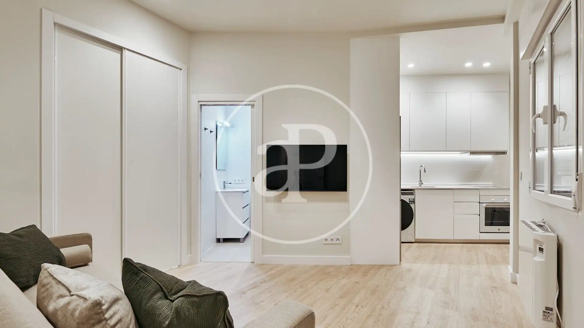 Wohnzimmer von Wohnung zum Verkauf in  Madrid Capital mit Klimaanlage, Heizung und Möbliert