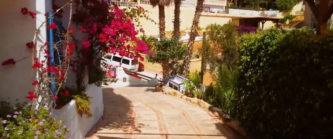Exterior view of Houses for sale in El Campello  with Heating, Private garden and Terrace