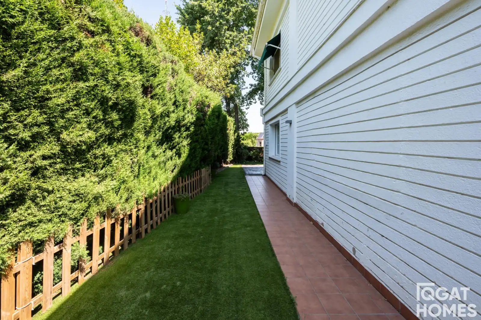Terrassa de Casa o xalet en venda en Sant Cugat del Vallès amb Aire condicionat, Calefacció i Jardí privat