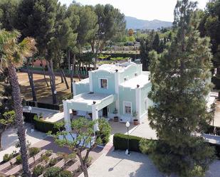 Vista exterior de Casa o xalet en venda en Aspe amb Aire condicionat, Terrassa i Moblat