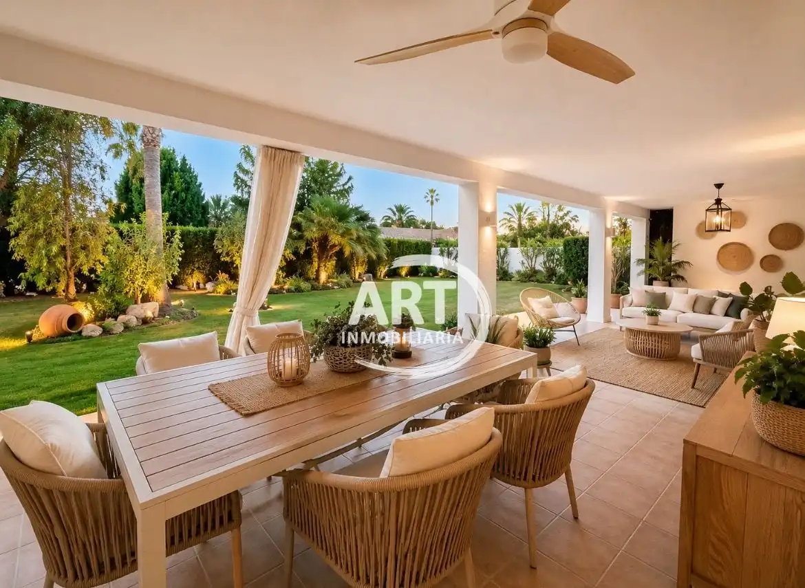 Terraza de Casa o chalet en venta en L'Eliana con Aire acondicionado, Calefacción y Jardín privado