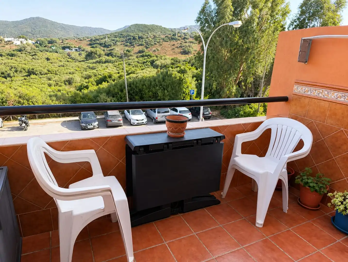 Terraza de Apartamento de alquiler en Algeciras con Aire acondicionado, Terraza y Amueblado