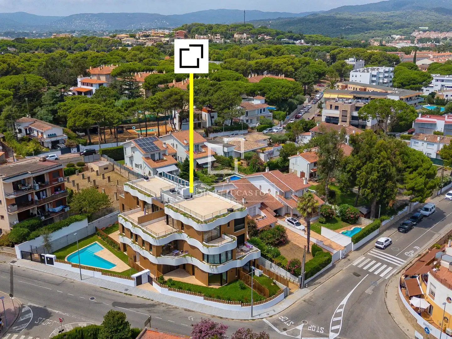 Vista exterior de Piso en venta en Palamós con Aire acondicionado, Calefacción y Jardín privado
