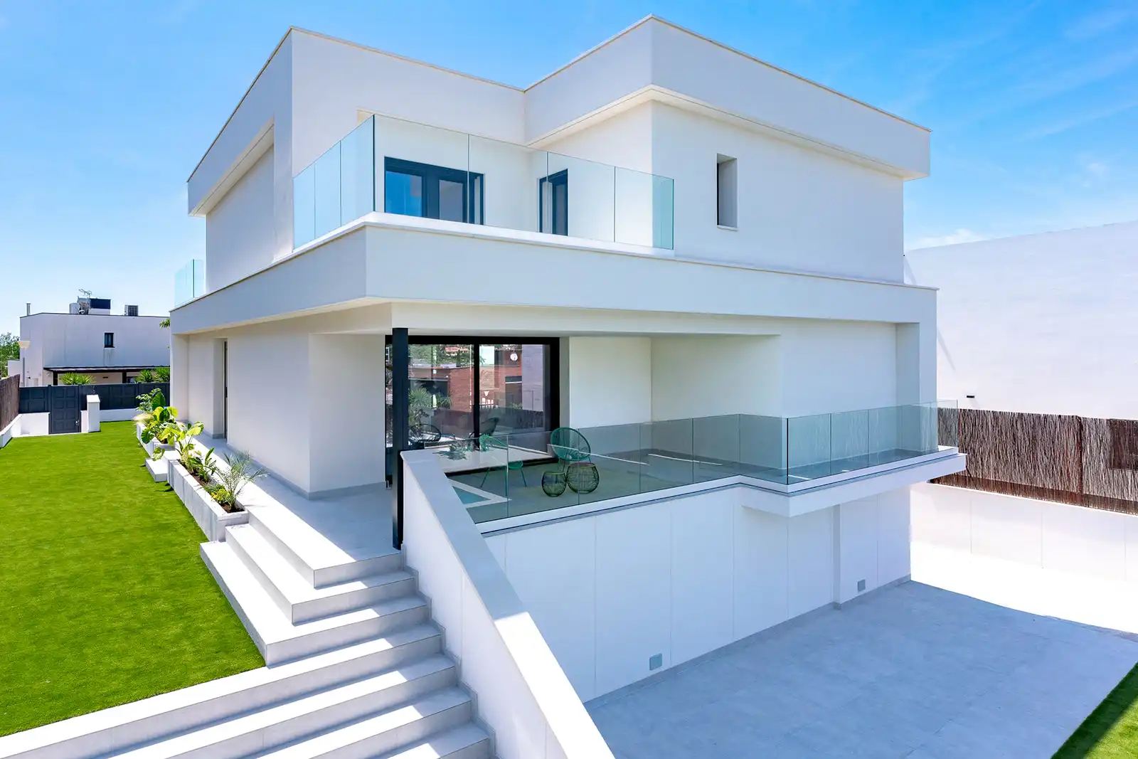 Exterior view of Houses for sale in Sitges  with Air Conditioner, Heating and Private garden