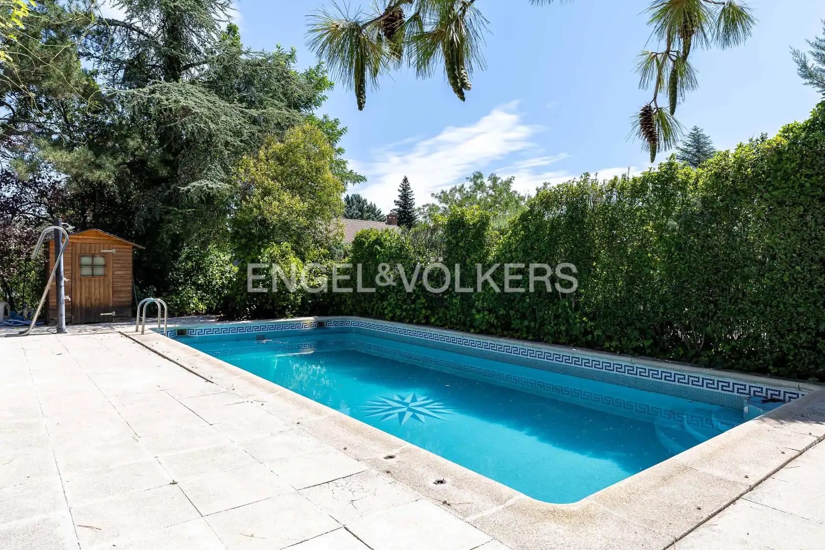 Piscina de Finca rústica de lloguer en Pozuelo de Alarcón amb Calefacció, Jardí privat i Terrassa