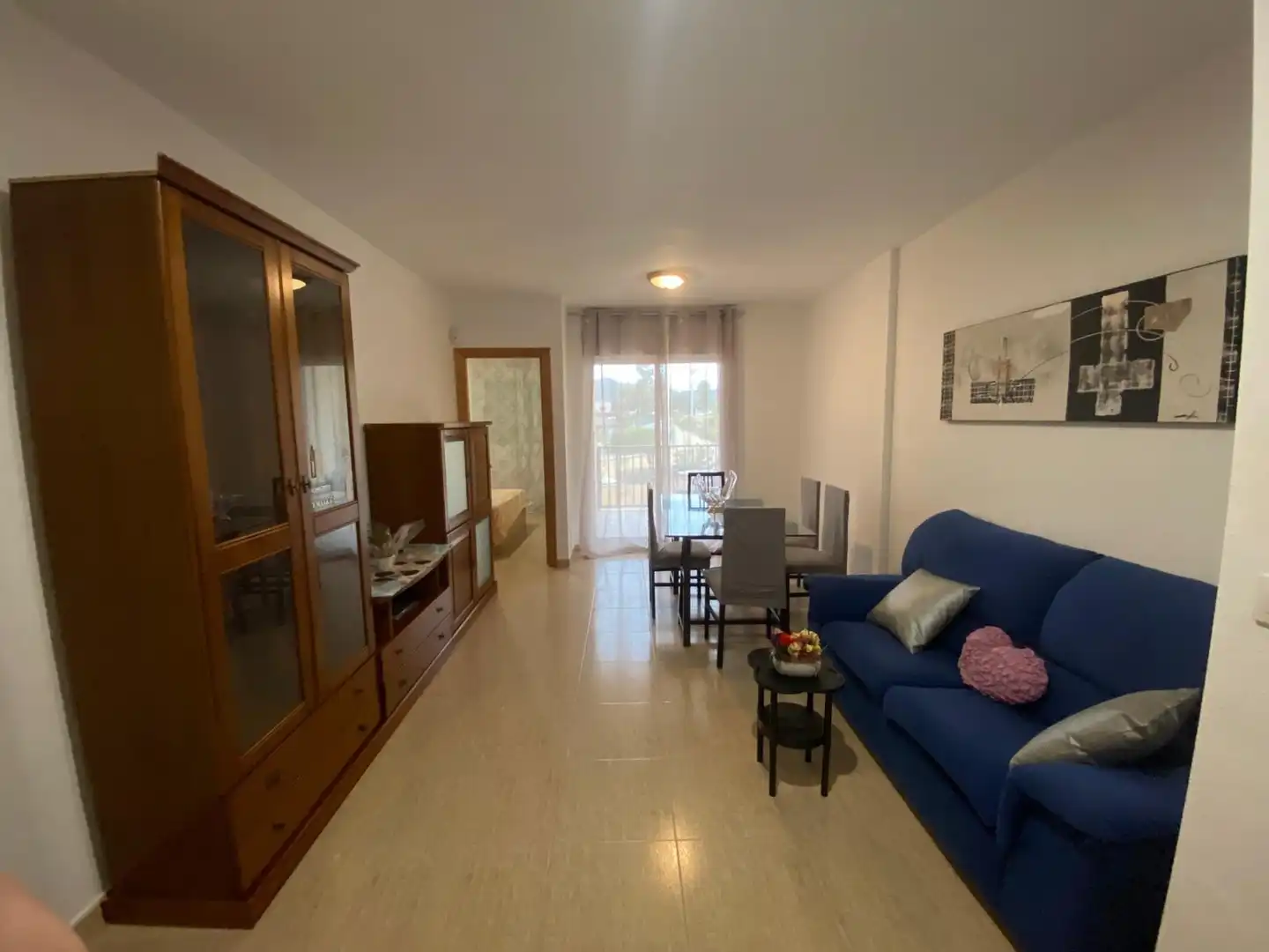 Sala d'estar de Pis en venda en Mazarrón amb Balcó i Piscina comunitària