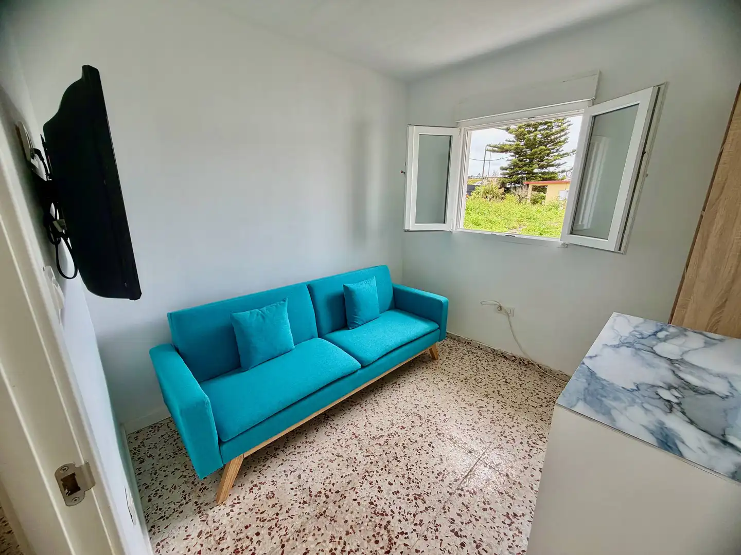 Sala de estar de Casa o chalet de alquiler en Tegueste con Jardín privado y Amueblado