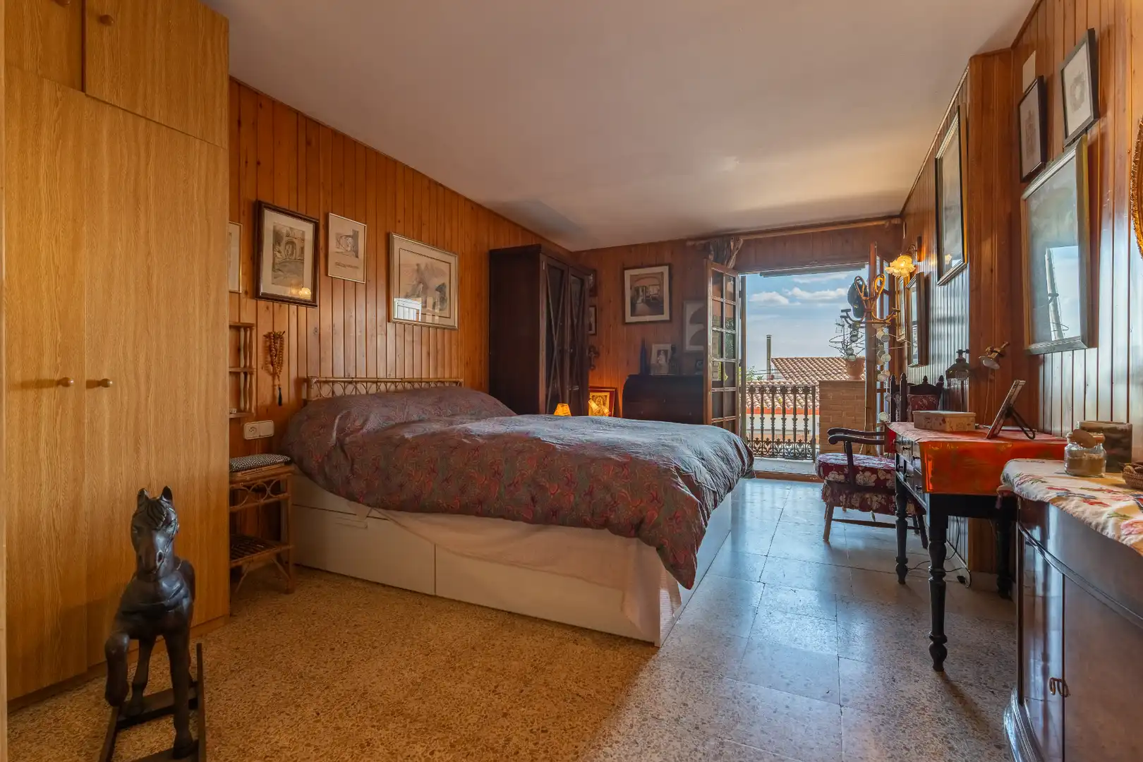 Dormitori de Casa o xalet en venda en Les Borges del Camp amb Calefacció, Jardí privat i Terrassa
