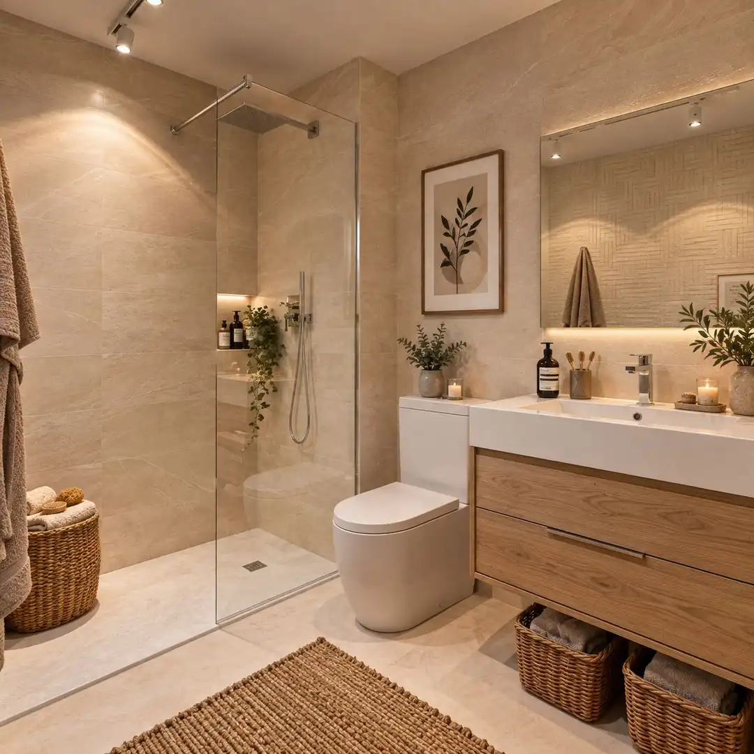 Baño de Apartamento en venta en Estepona con Aire acondicionado, Internet y Piscina comunitaria