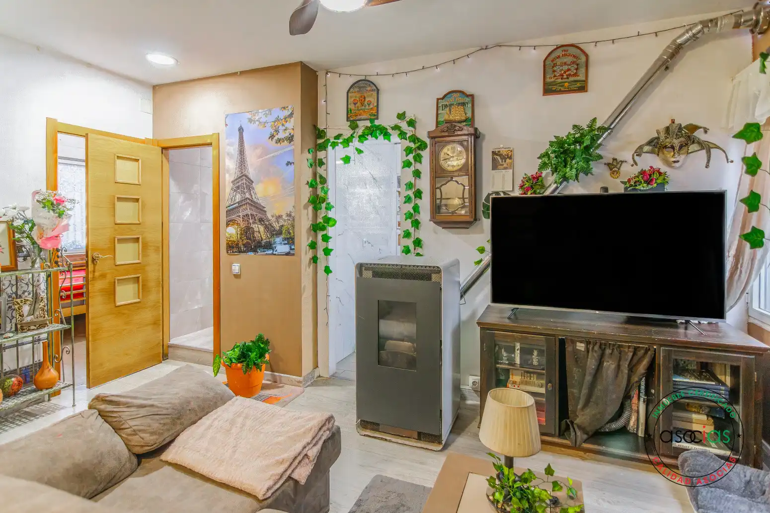 Sala de estar de Piso en venta en Gijón  con Calefacción y Terraza