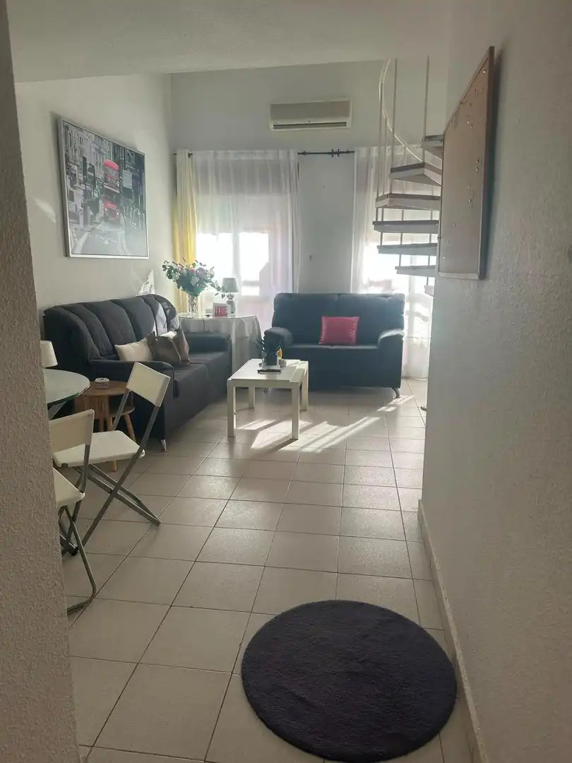 Sala d'estar de Apartament en venda en Murcia amb Aire condicionat, Calefacció i Moblat