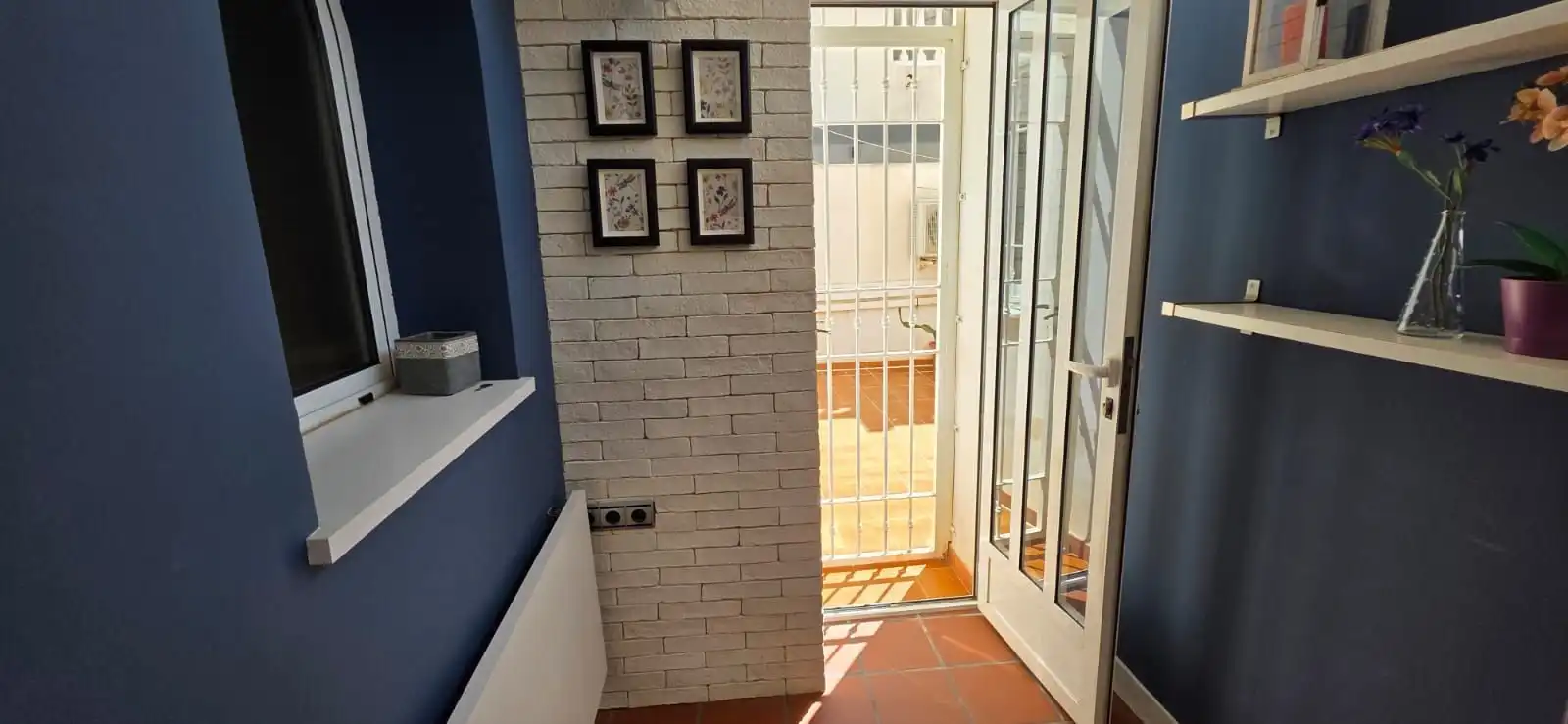 Balcony of Flat for sale in Vera  with Air Conditioner, Heating and Furnished