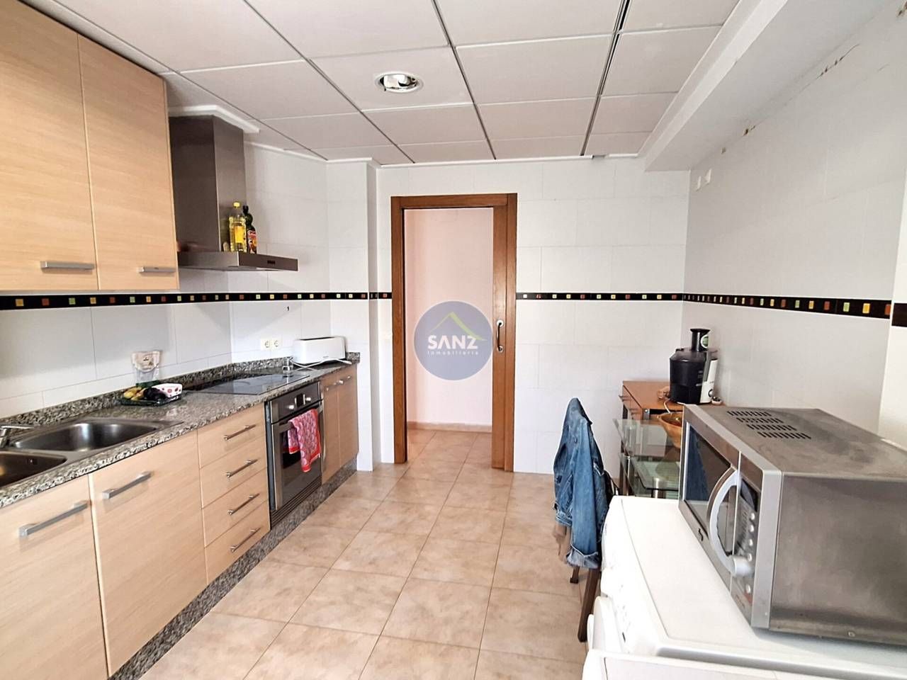Kitchen of Flat for sale in Benigànim  with Air Conditioner and Balcony