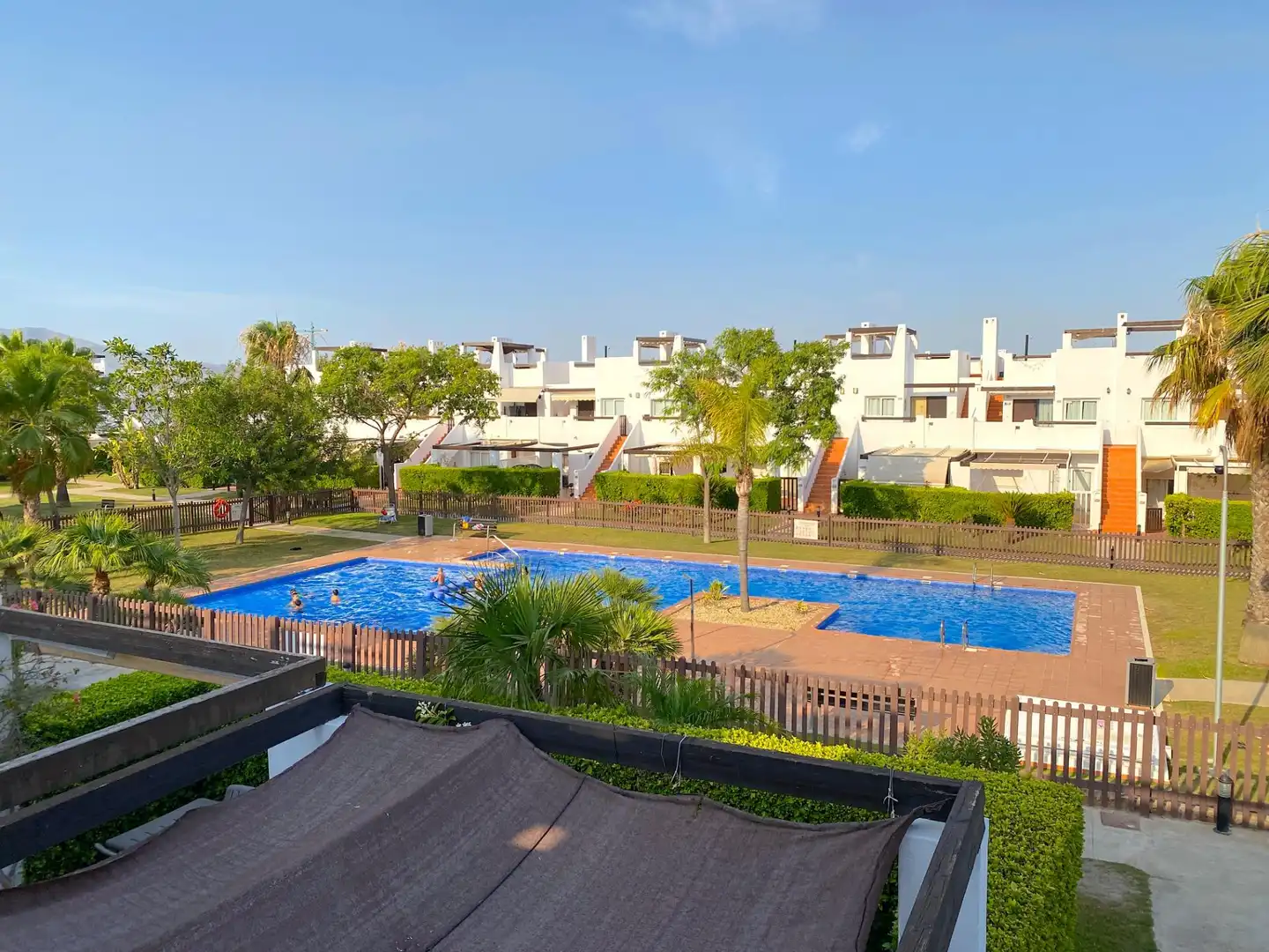 Piscina de Apartamento en venta en Alhama de Murcia con Aire acondicionado, Jardín privado y Amueblado