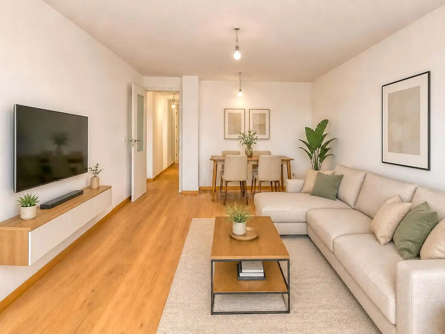 Sala de estar de Piso en venta en Almoradí con Aire acondicionado, Calefacción y Terraza