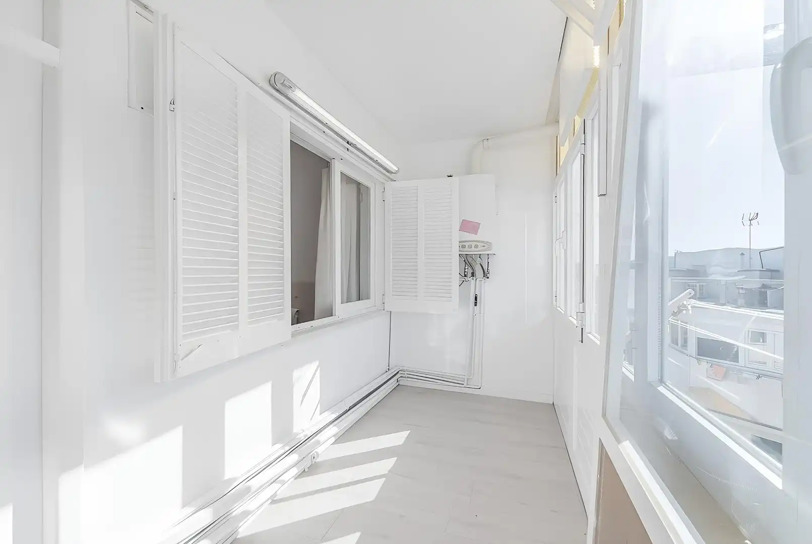 Schlafzimmer von Dachboden zur Miete in  Palma de Mallorca mit Klimaanlage, Heizung und Parkett