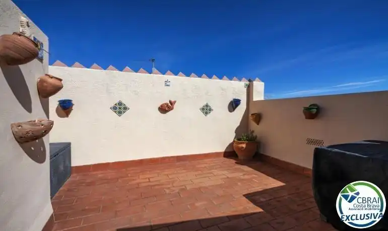 Terrassa de Apartament en venda en Empuriabrava amb Aire condicionat i Terrassa