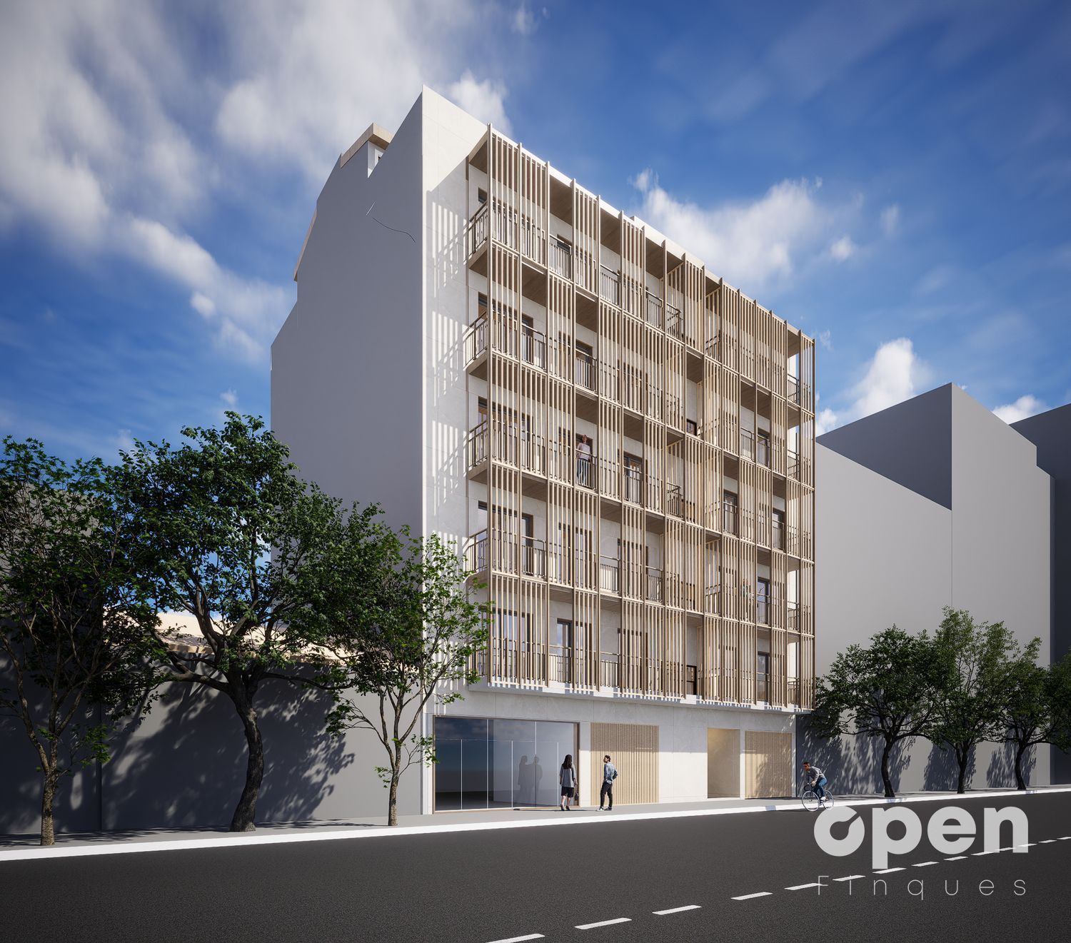 Vista exterior de Pis en venda en Terrassa amb Aire condicionat, Calefacció i Terrassa