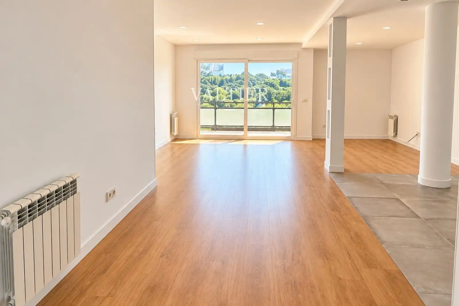 Wohnzimmer von Wohnung zur Miete in Madrid mit Klimaanlage, Heizung und Terrasse