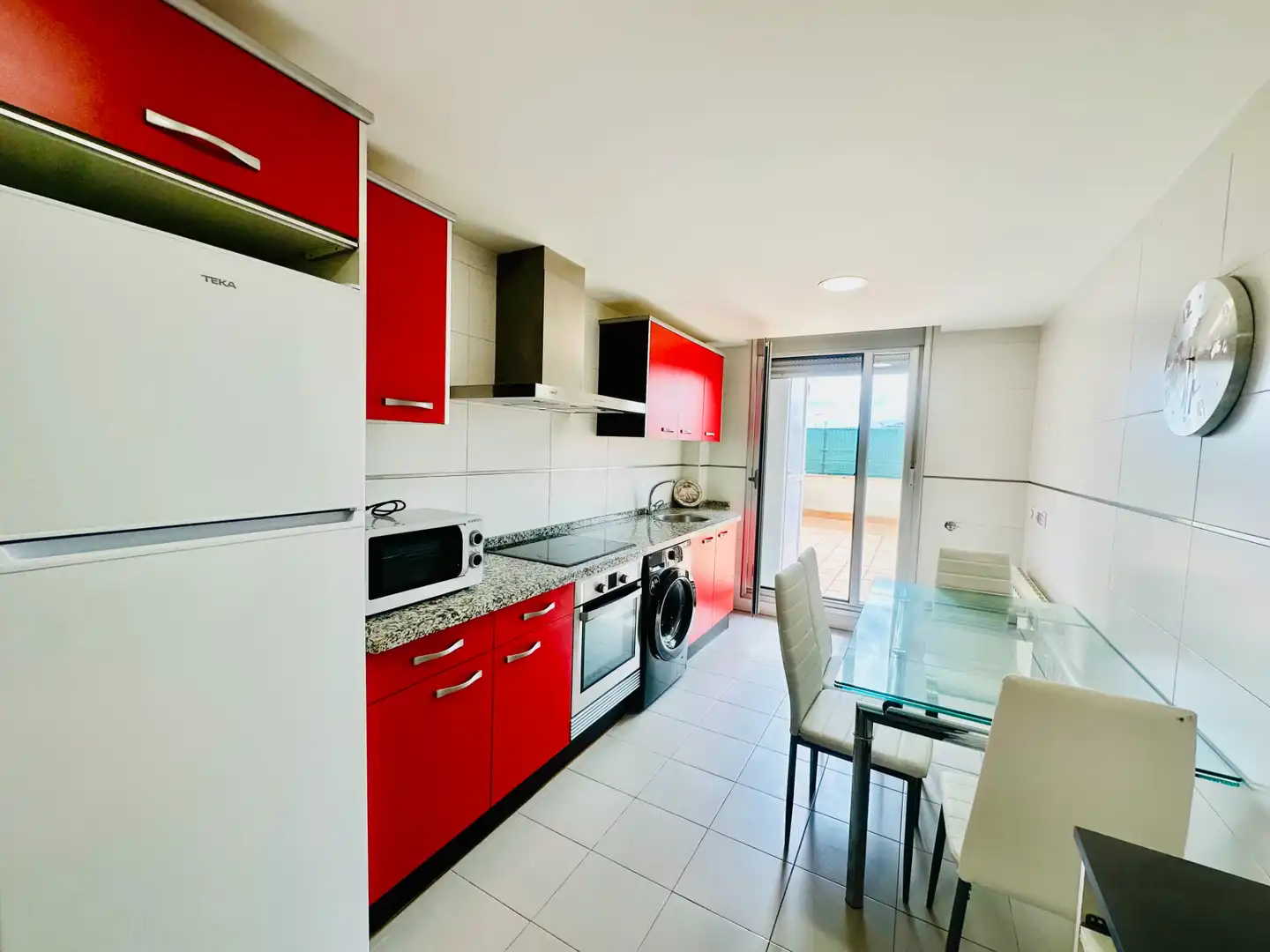 Kitchen of Apartments for rent in León Capital   with Heating, Parquet flooring and Terrace