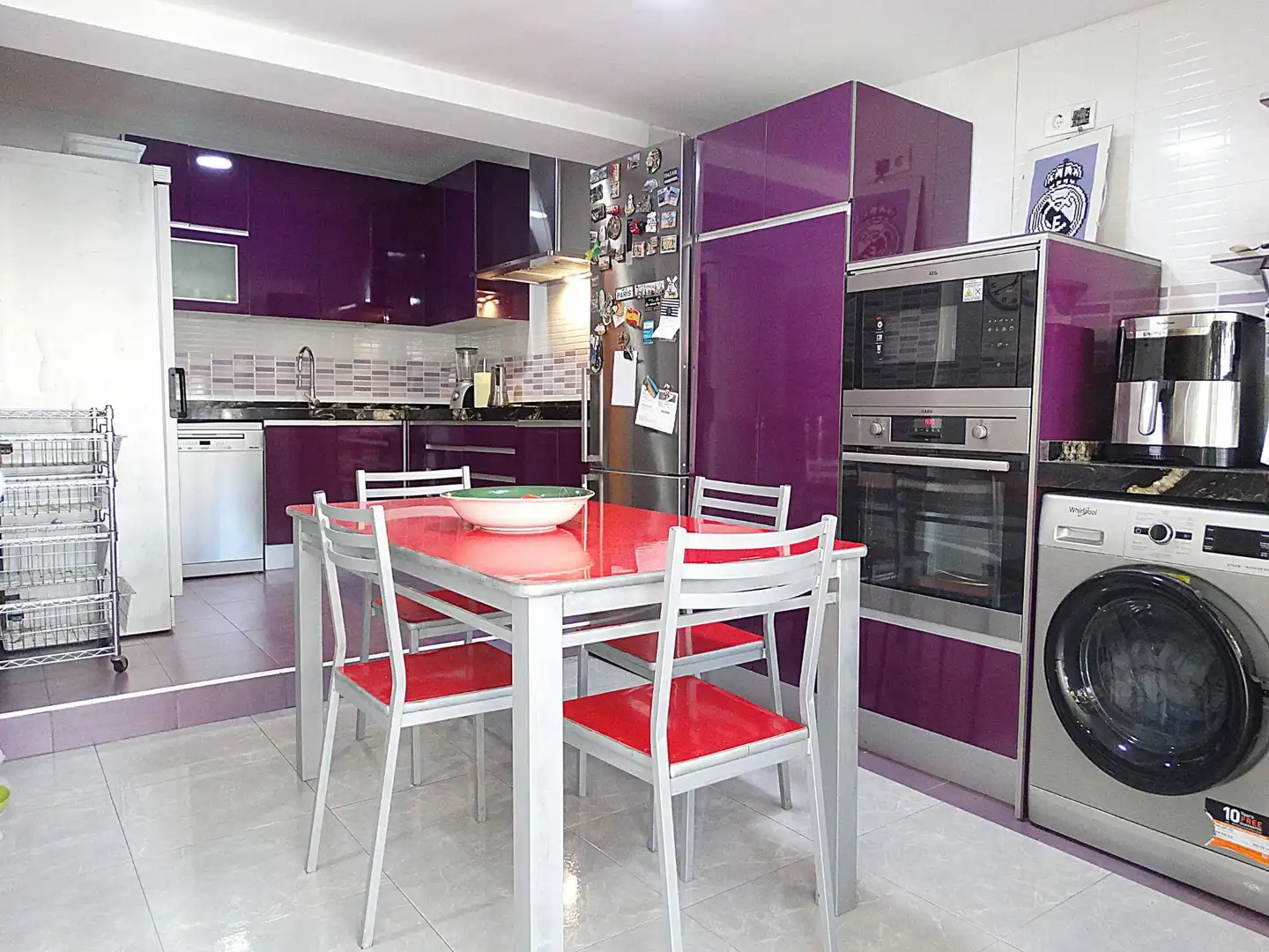 Cocina de Casa o chalet en venta en Arganda del Rey con Aire acondicionado, Calefacción y Jardín privado