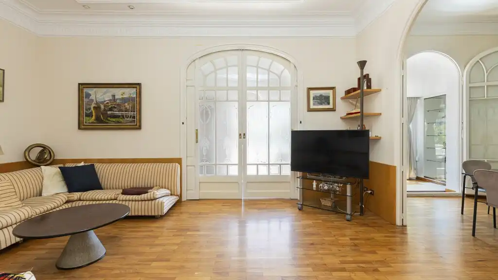 Wohnzimmer von Wohnungen zum Verkauf in Barcelona mit Klimaanlage, Heizung und Terrasse