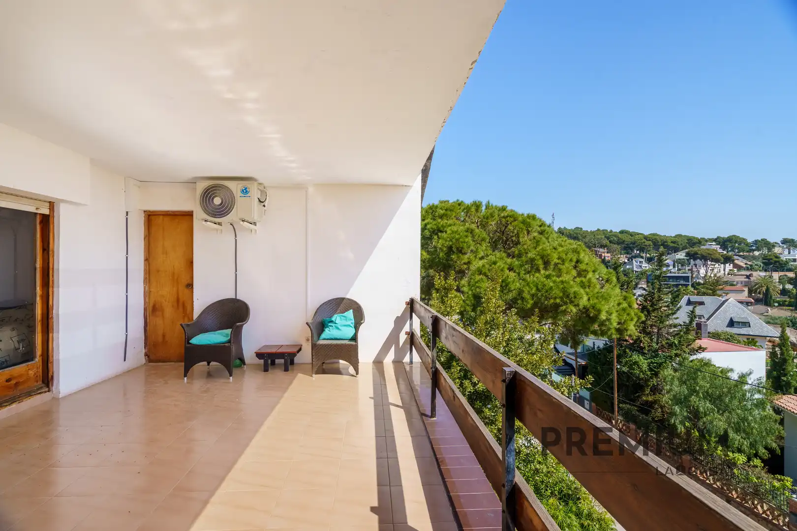 Balcony of Houses for sale in Castelldefels  with Heating, Storage room and Swimming Pool