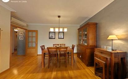 Dining room of Flat for sale in  Lleida Capital  with Air Conditioner, Heating and Parquet flooring