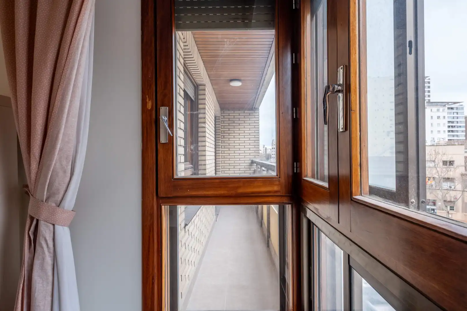 Terraza de Piso de alquiler en Zaragoza con Aire acondicionado, Calefacción y Parquet