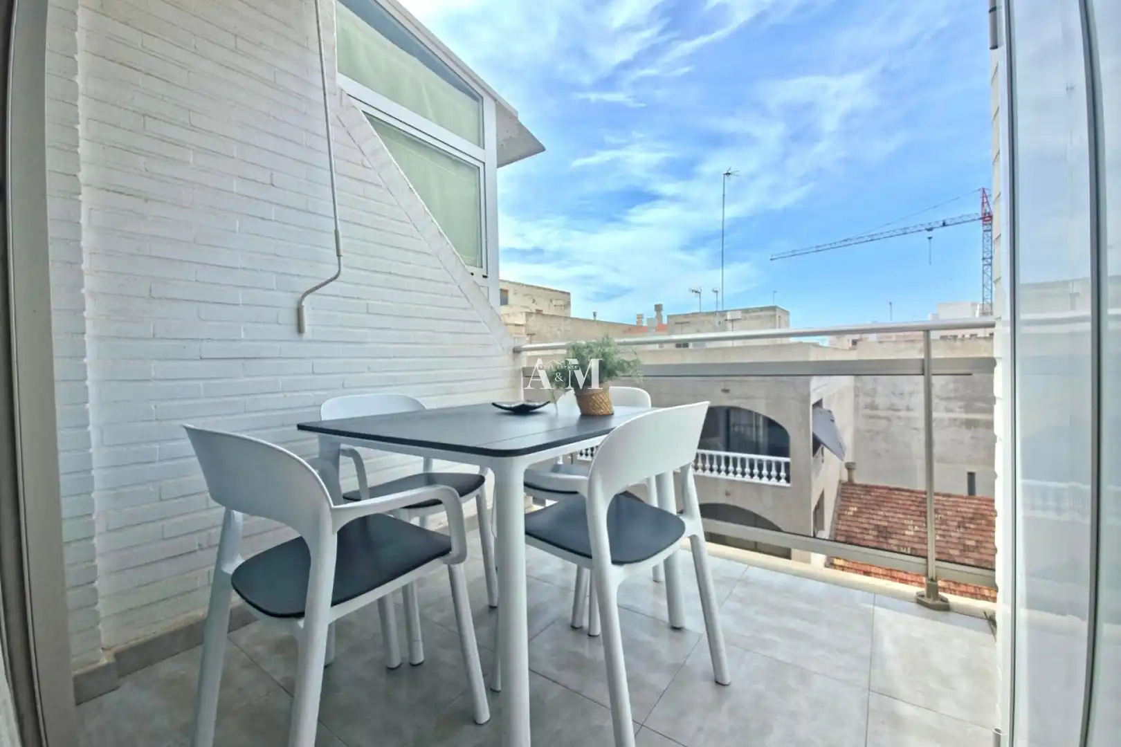 Terraza de Piso de alquiler en Guardamar del Segura con Aire acondicionado, Calefacción y Terraza