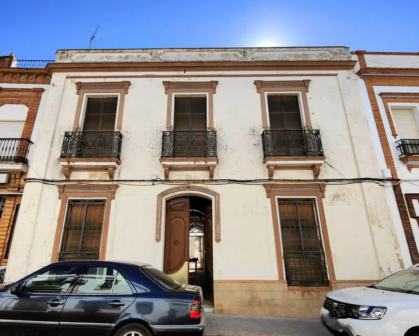 Vista exterior de Casa o xalet en venda en Trigueros amb Jardí privat, Traster i Balcó