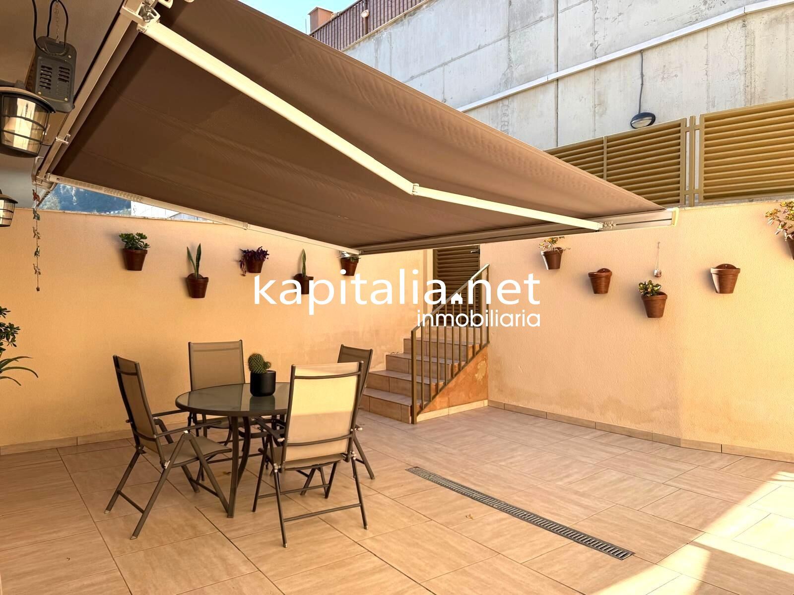 Terrace of Single-family semi-detached for sale in Alcoy / Alcoi  with Private garden and Terrace