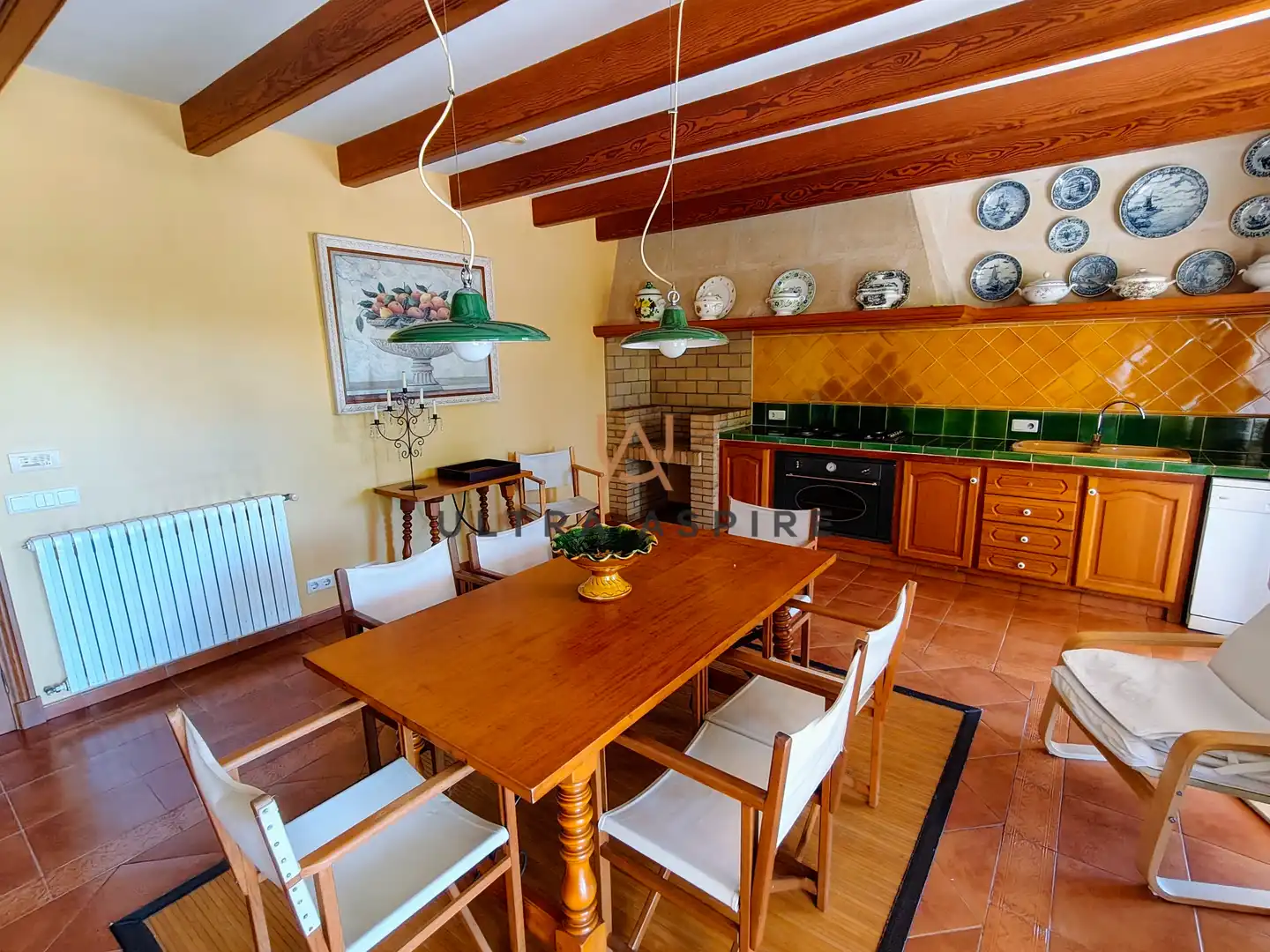 Cuina de Casa o xalet en venda en Maó - Mahón amb Aire condicionat, Calefacció i Jardí privat