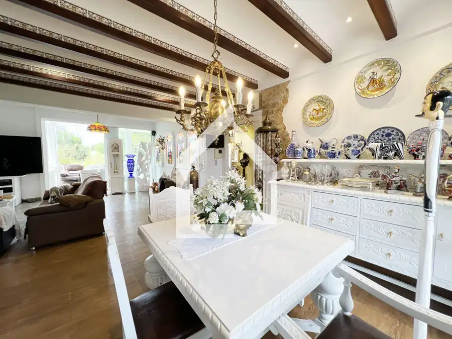 Dining room of Houses for sale in San Vicente del Raspeig / Sant Vicent del Raspeig  with Air Conditioner, Heating and Private garden