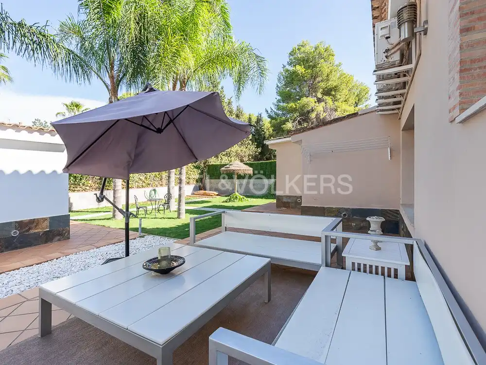 Terrace of Houses for rent in Bétera  with Air Conditioner, Heating and Private garden