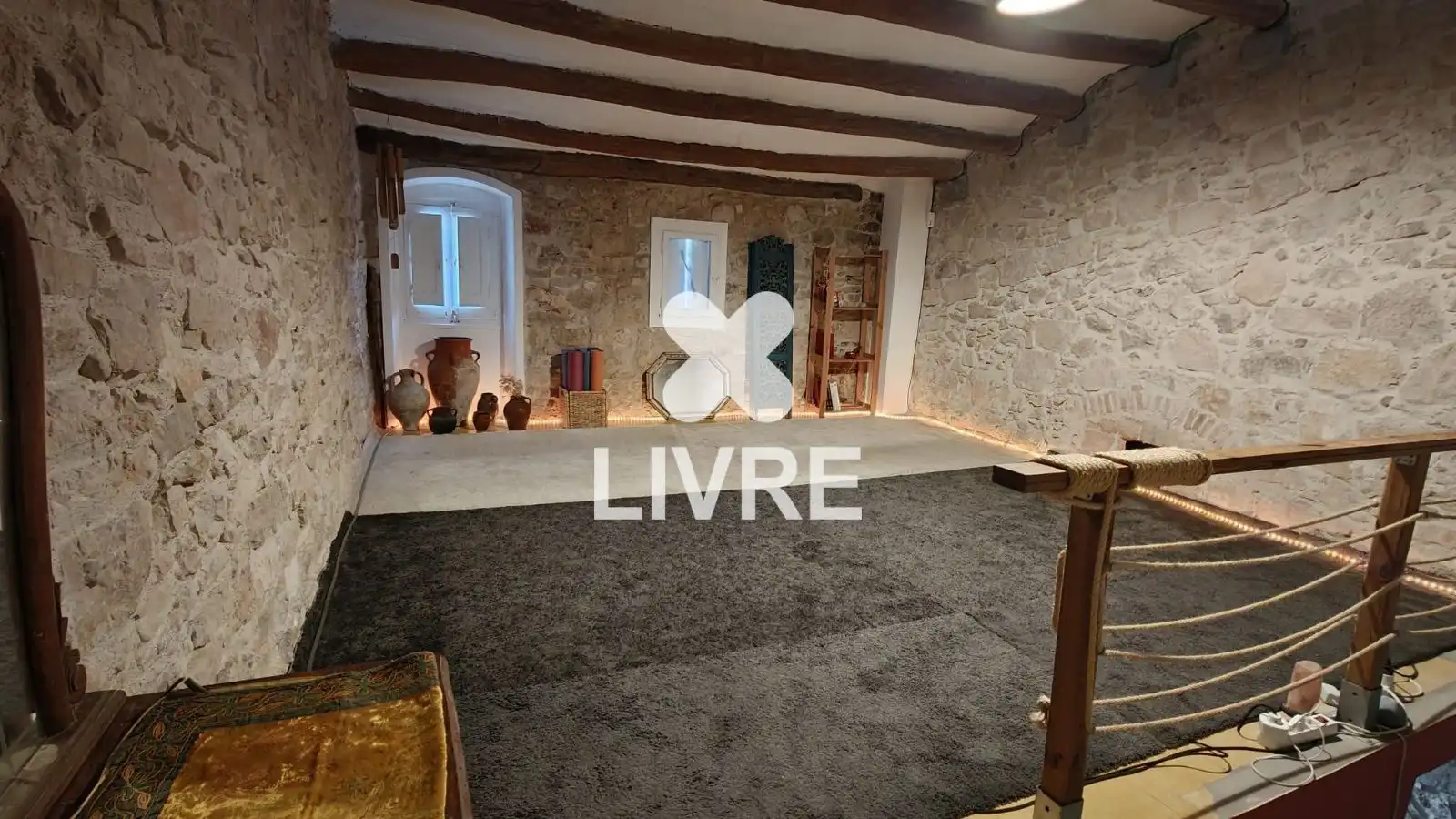 Sala de estar de Casa adosada en venta en Vallirana