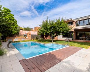 Swimming pool of House or chalet for sale in Sant Cugat del Vallès  with Air Conditioner, Heating and Swimming Pool