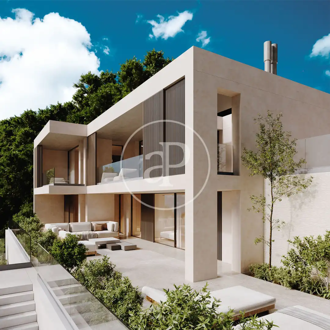 Außenansicht von Haus oder Chalet zum Verkauf in Picassent mit Klimaanlage, Heizung und Privatgarten
