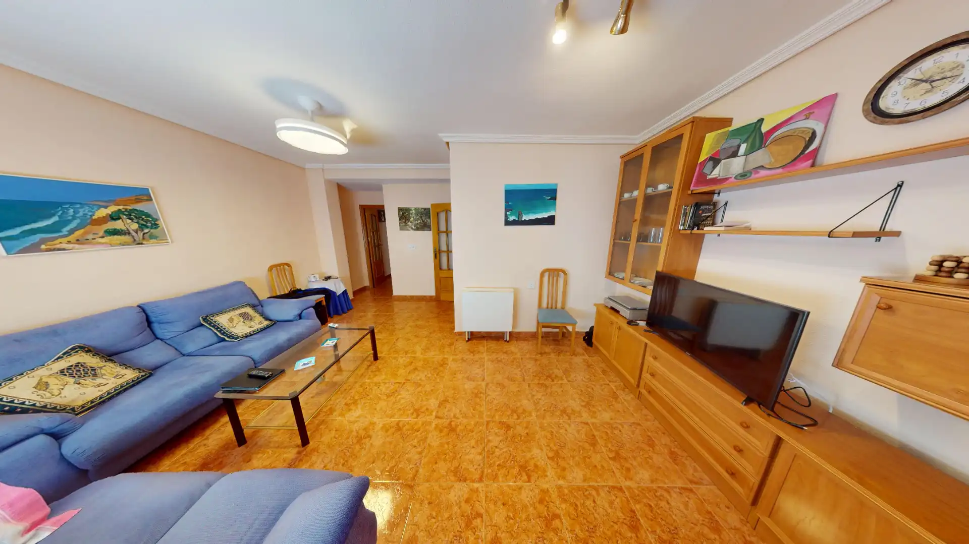 Sala d'estar de Pis en venda en San Blas