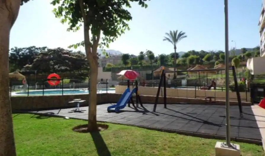 Swimming pool of Flat for rent in Torremolinos  with Air Conditioner, Terrace and Pets allowed