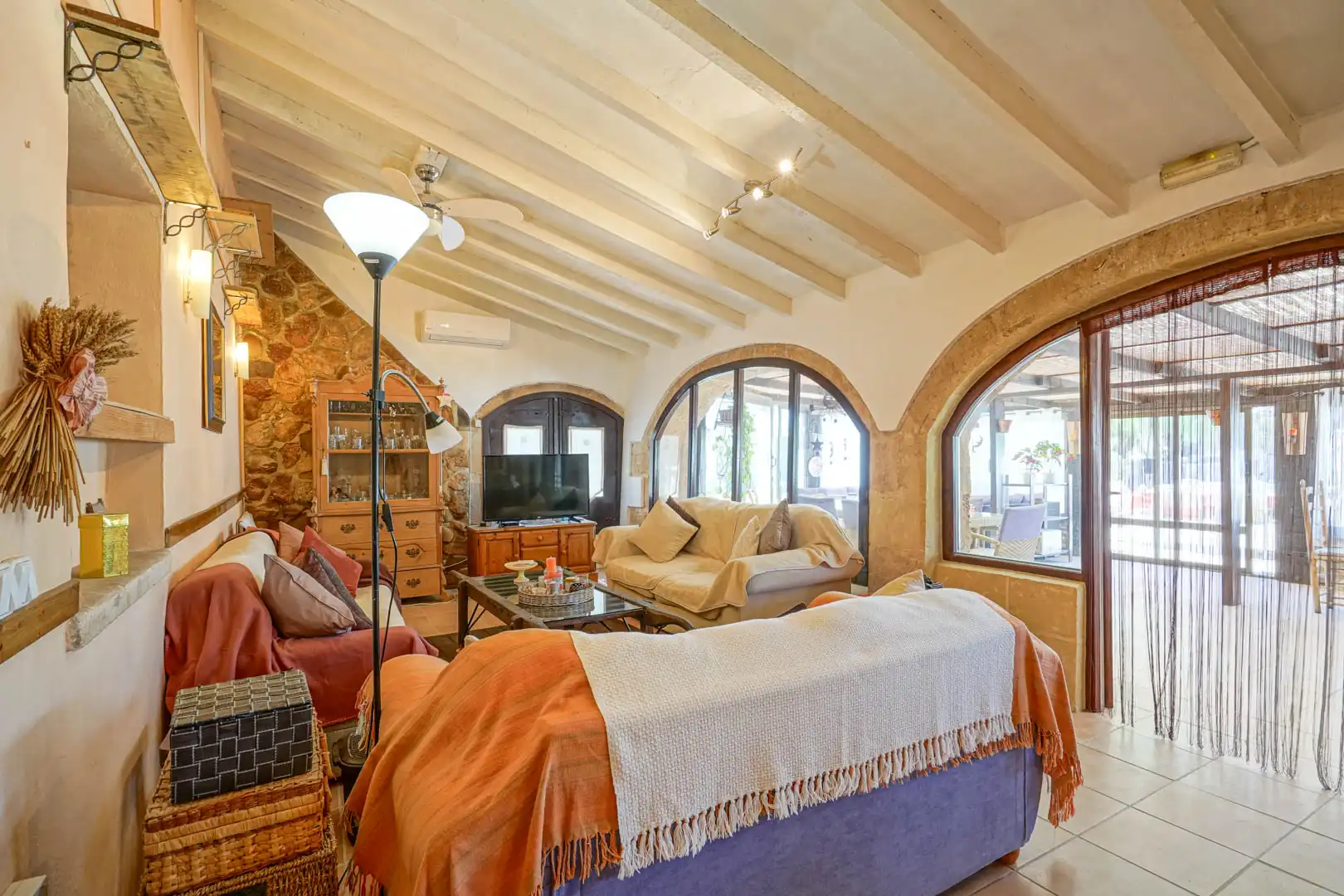 Sala de estar de Casa o chalet en venta en Jávea / Xàbia con Terraza y Piscina