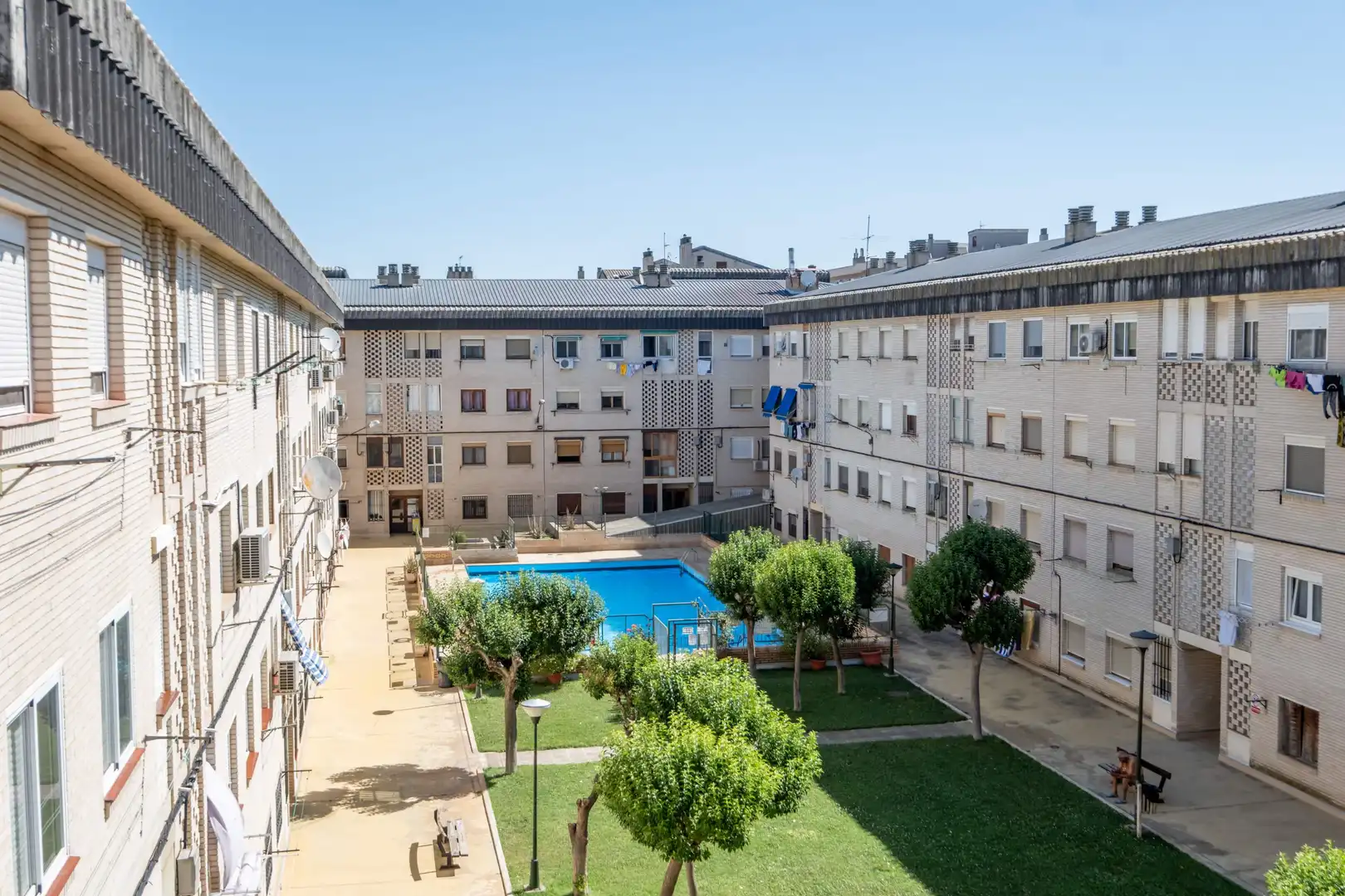Exterior view of Flat for sale in Utebo  with Air Conditioner, Heating and Balcony