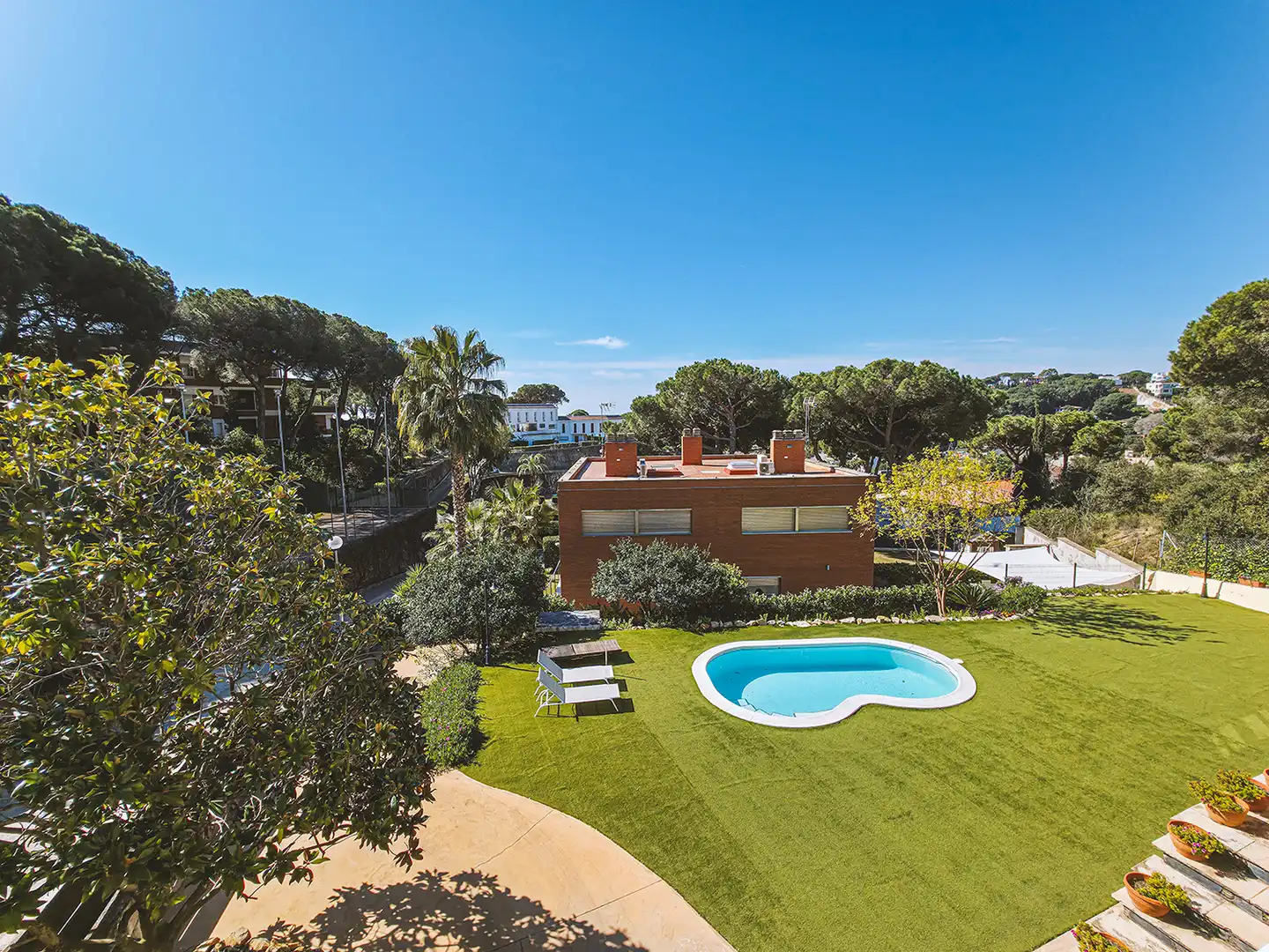 Garden of Houses for sale in Sant Pol de Mar  with Air Conditioner, Heating and Private garden