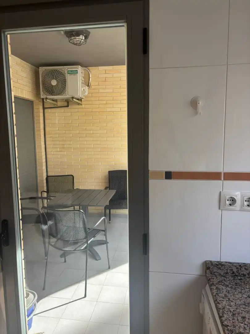Terrasse von Wohnung zur Miete in Sagunto / Sagunt mit Klimaanlage, Möbliert und Ofen