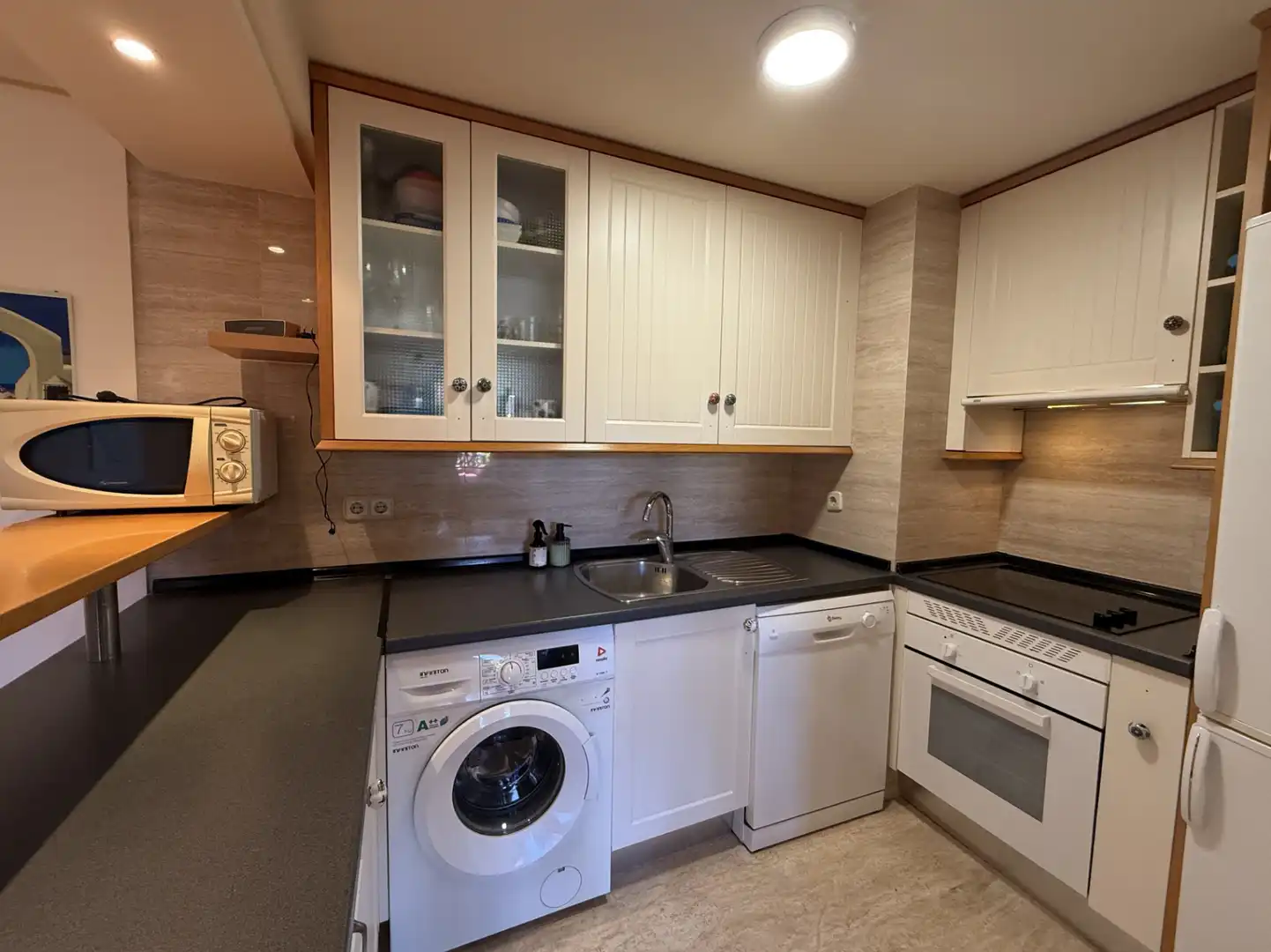 Cocina de Apartamento en venta en Santa Eulària des Riu con Aire acondicionado, Calefacción y Terraza