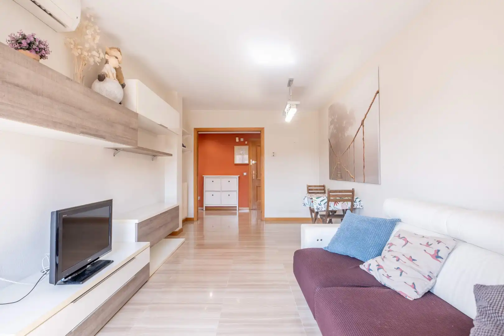 Sala de estar de Piso en venta en Zaragoza con Aire acondicionado y Terraza